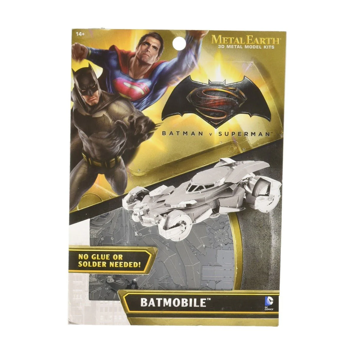 Metal Earth DIY 3D Model Batman vs Superman Batmobile - Image 2
