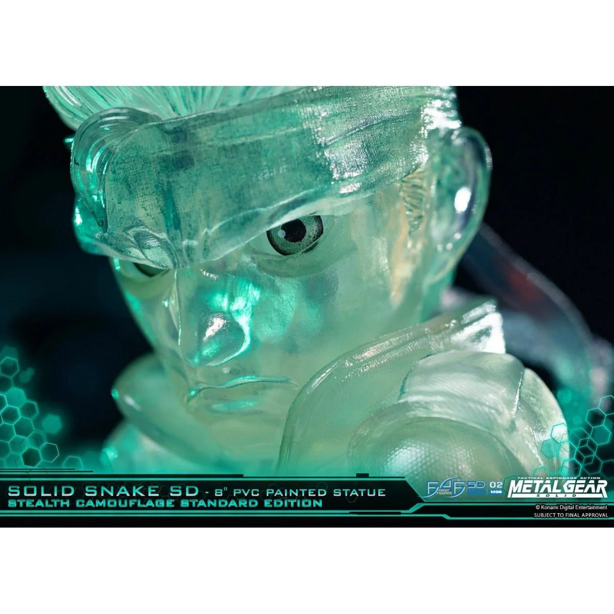 Metal Gear Solid - Solid Snake Stealth Camouflage PVC Painted Statue - Image 4