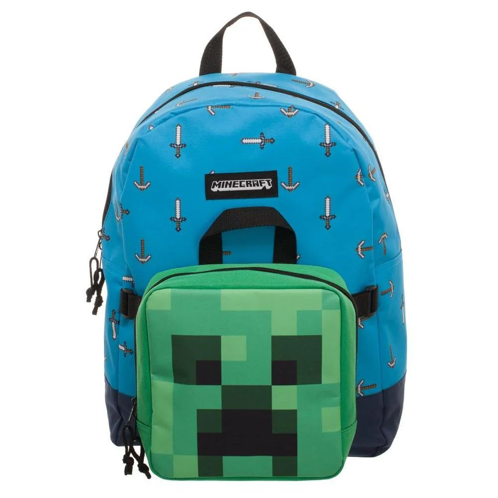 Minecraft Backpack w/ Detachable Lunchbox - Image 2