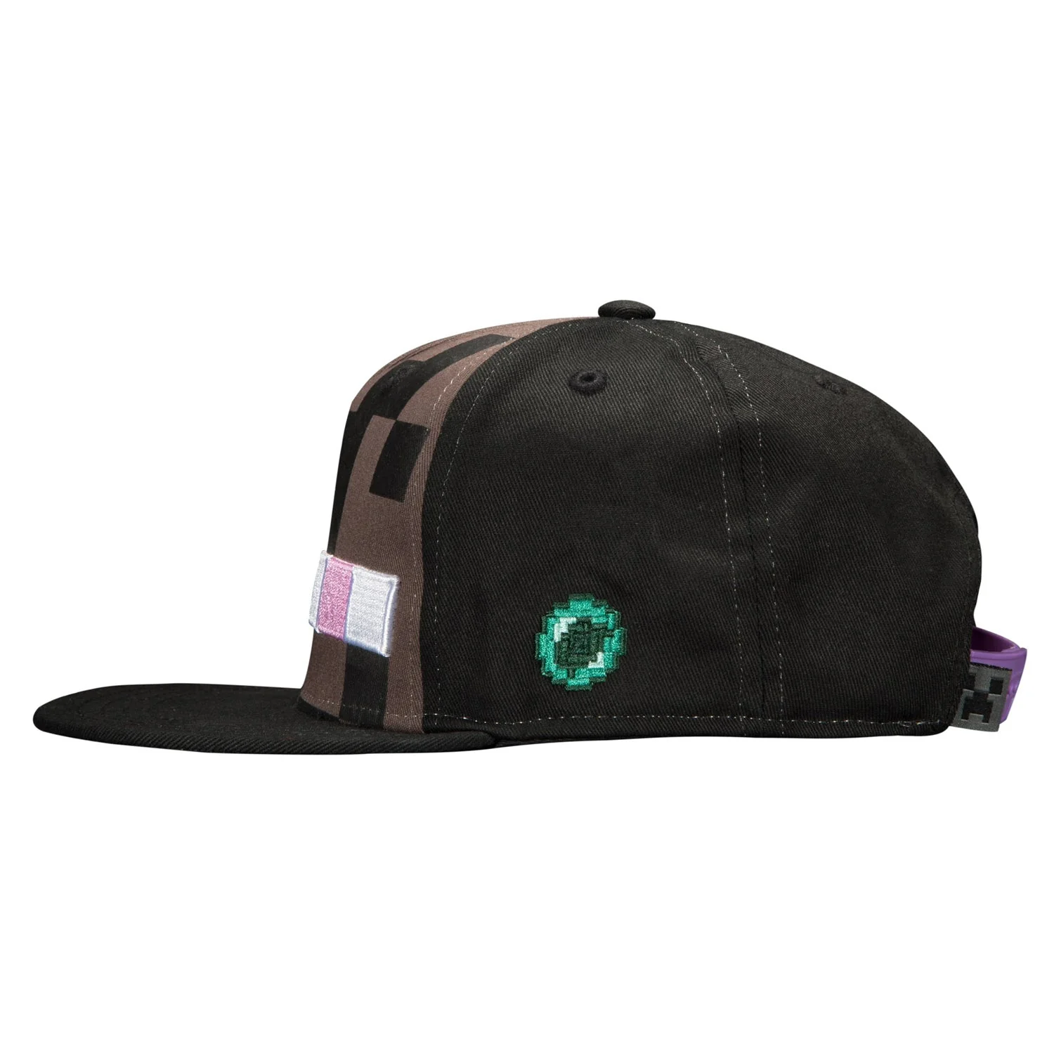 Minecraft Enderman Mob Kids Snapback Cap - Image 2