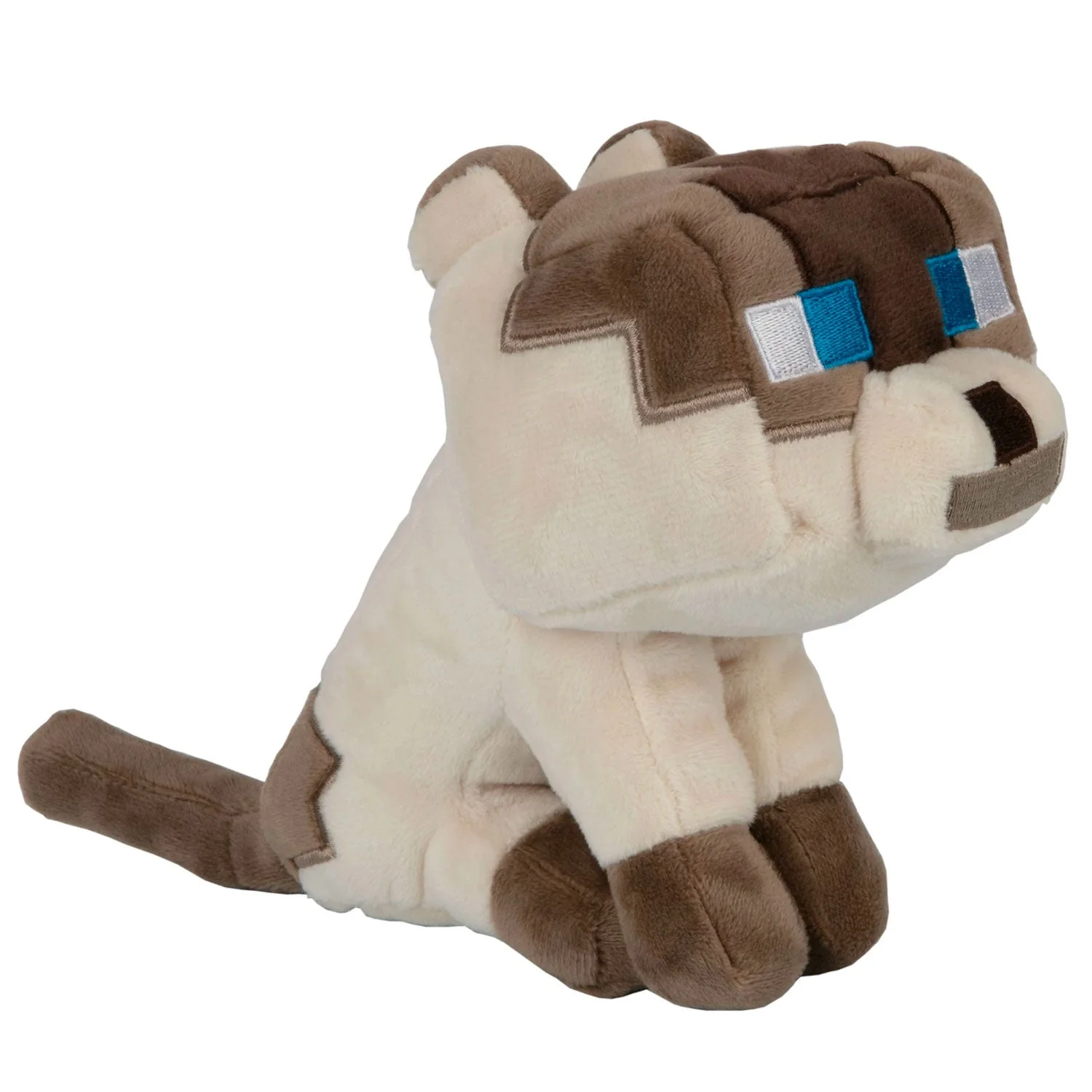 Minecraft Happy Explorer Siamese Cat Collectible Plush Toy