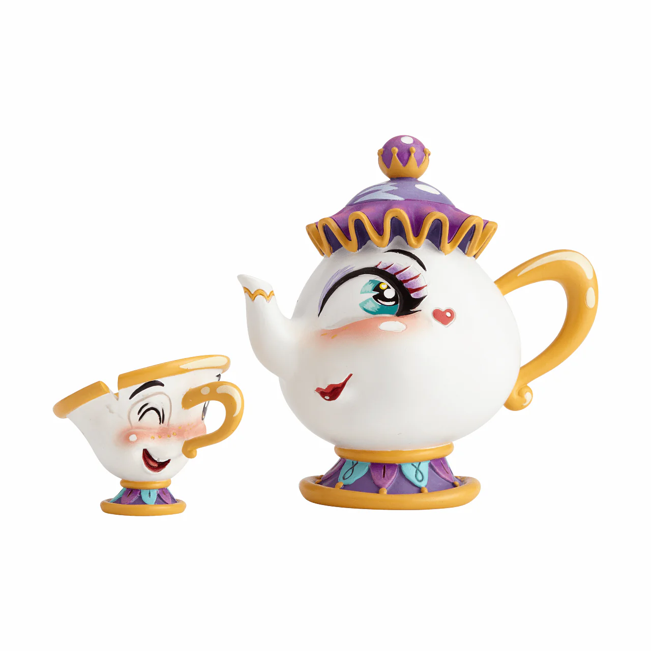 Miss Mindy Presents Mrs Potts and Chips Figurine