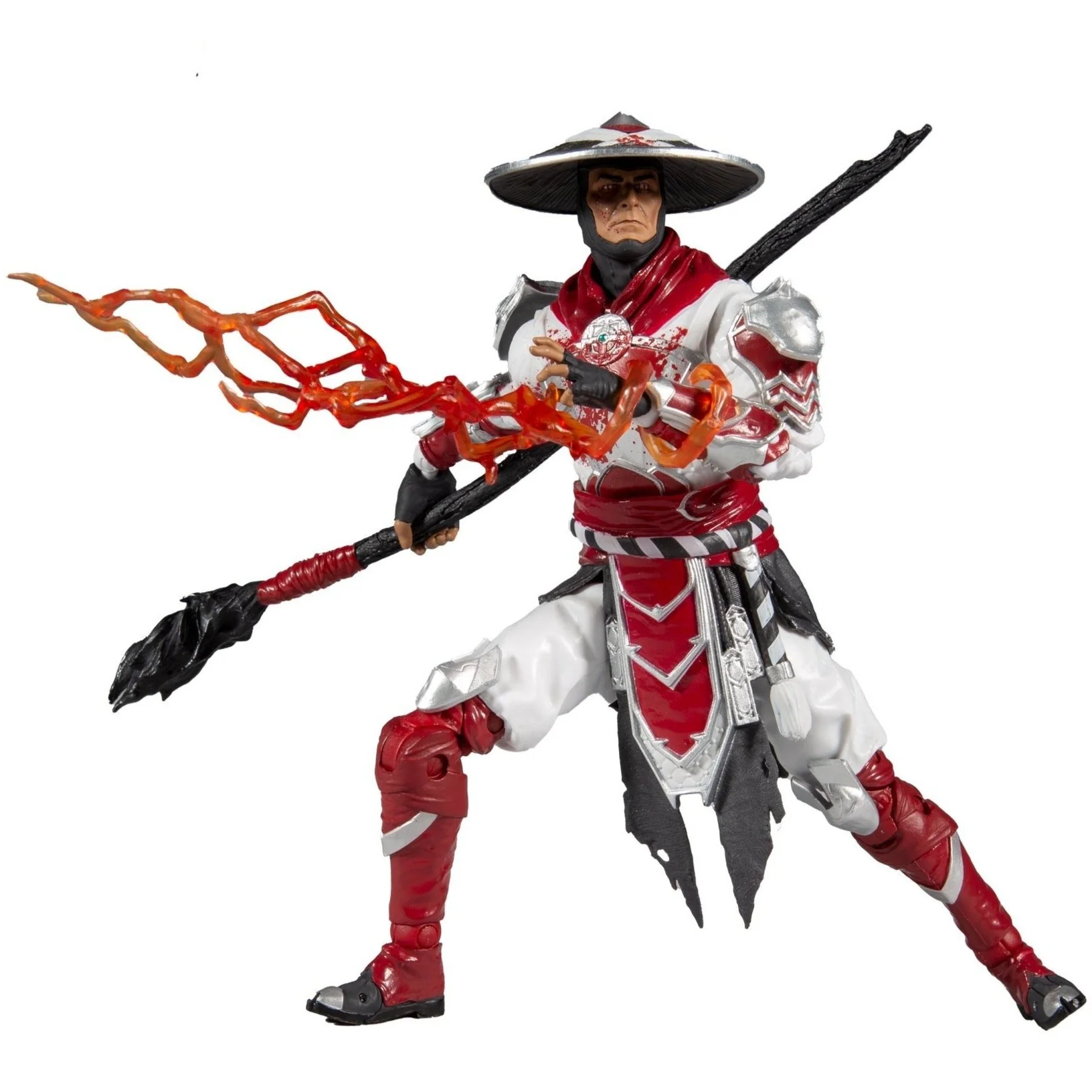 Mortal Kombat Raiden White Hot Fury 7" Action Figure