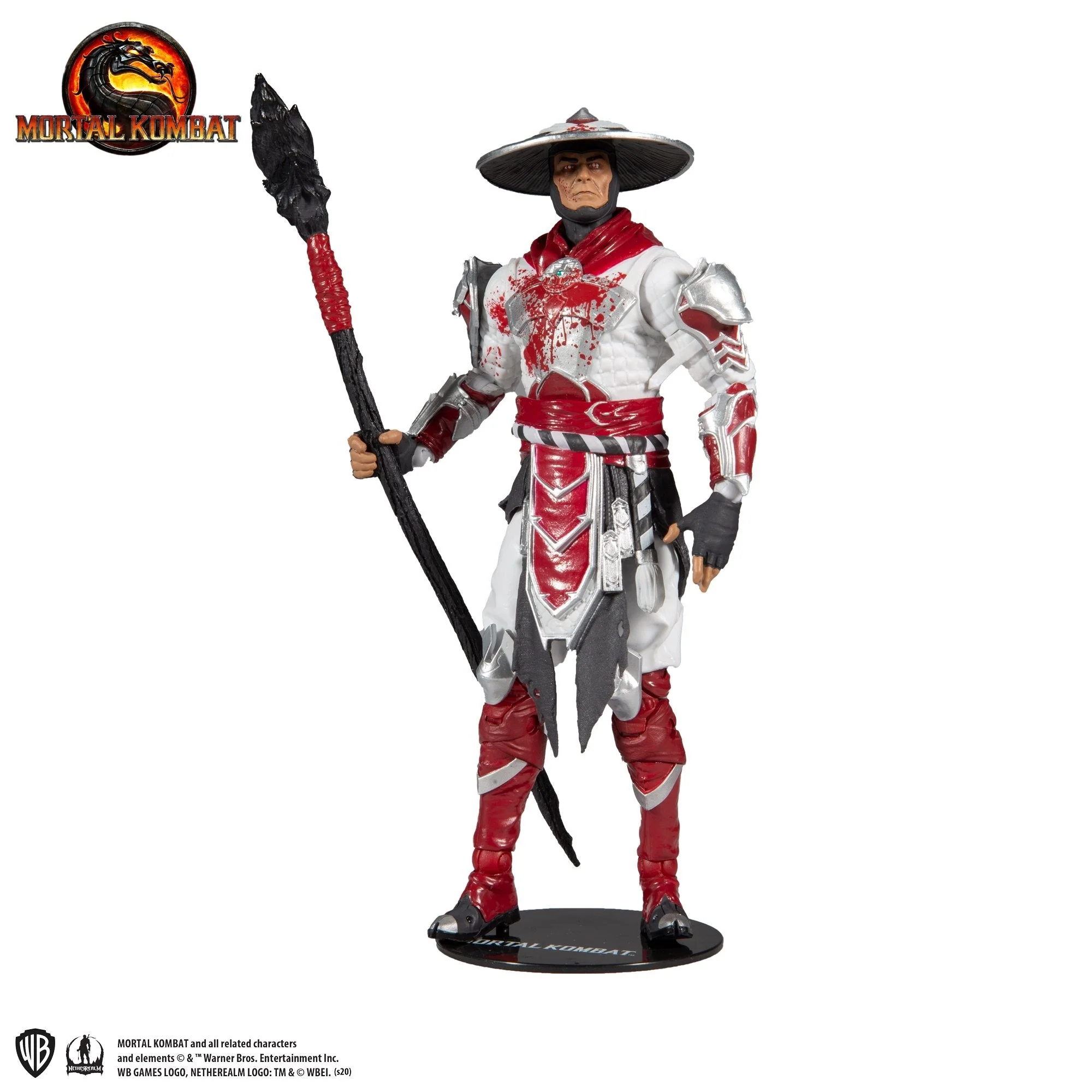 Mortal Kombat Raiden White Hot Fury 7" Action Figure - Image 2