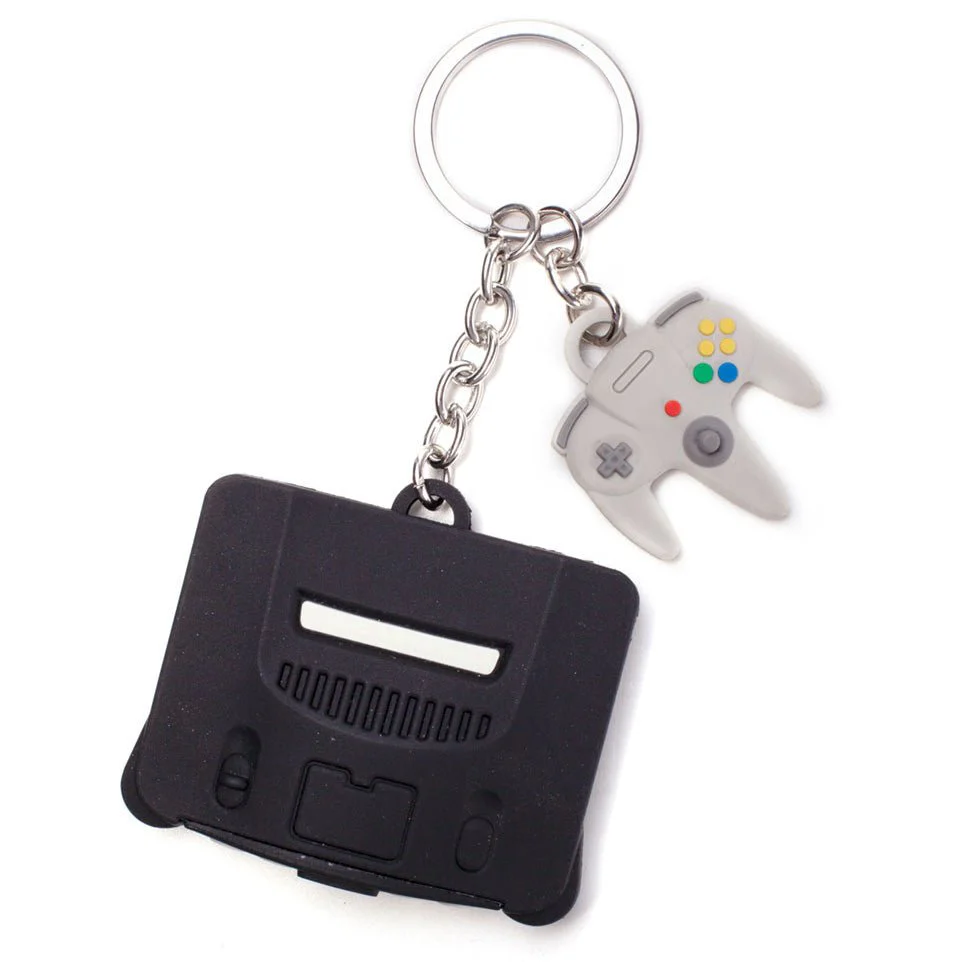 Nintendo 64 Console Rubber Keychain - Image 2