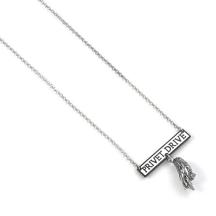 Harry Potter Privet Drive and Hedwig Charm Sterling Silver Necklace - Image 2