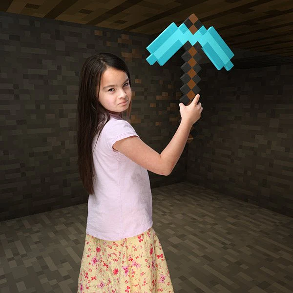 Official Minecraft Diamond Pickaxe - Image 3