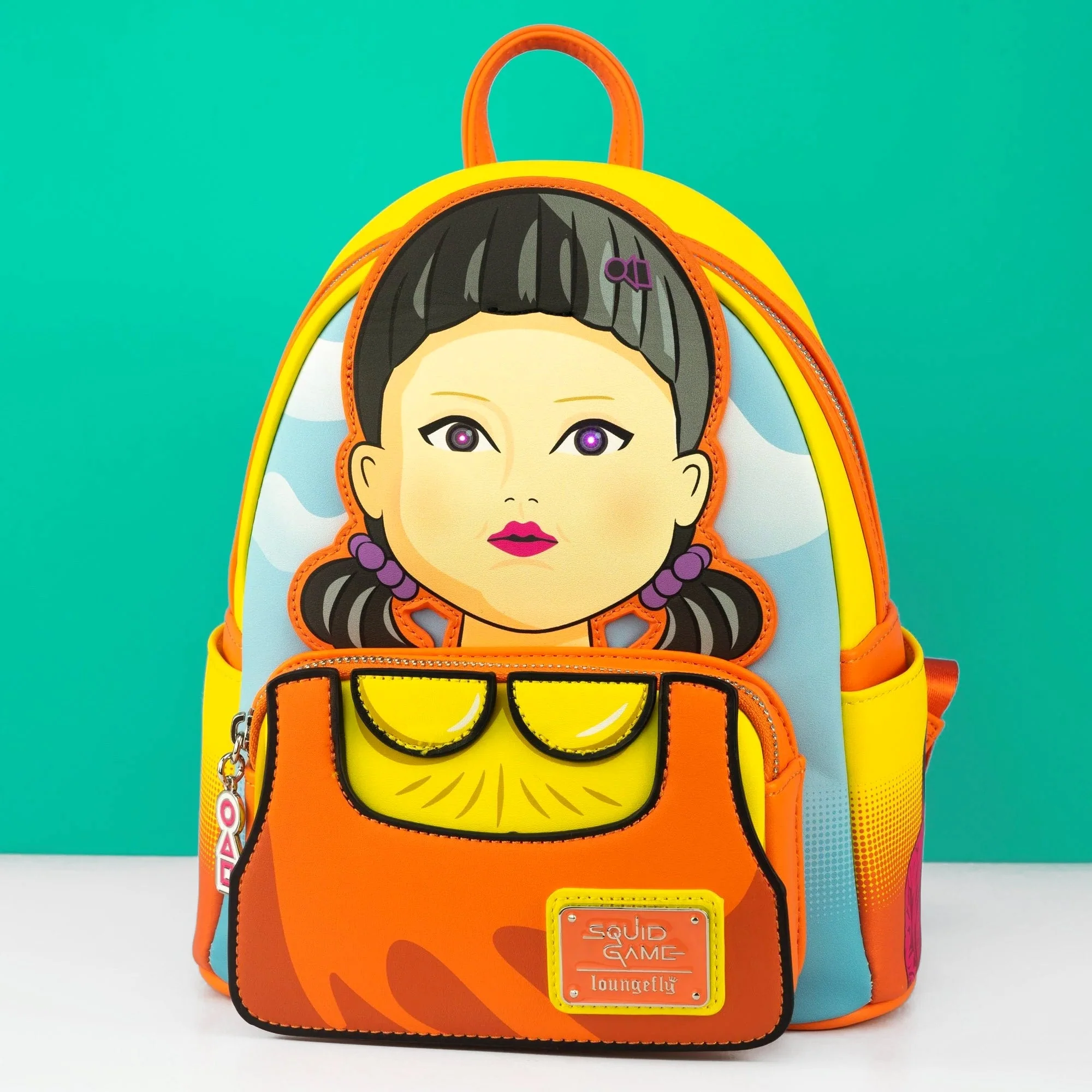 Loungefly x Netflix Squid Game Red Light, Green Light Mini Backpack - Image 2