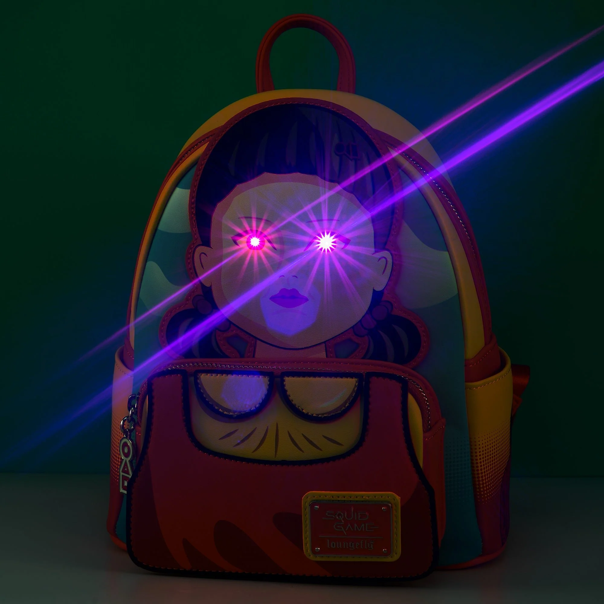 Loungefly x Netflix Squid Game Red Light, Green Light Mini Backpack - Image 3