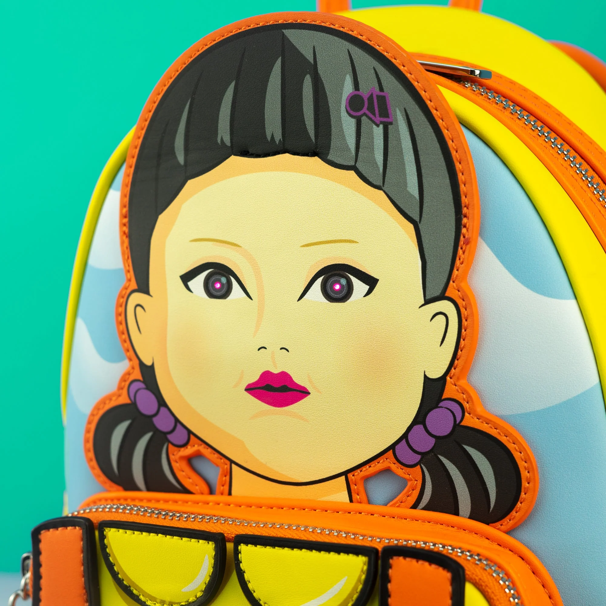 Loungefly x Netflix Squid Game Red Light, Green Light Mini Backpack - Image 5
