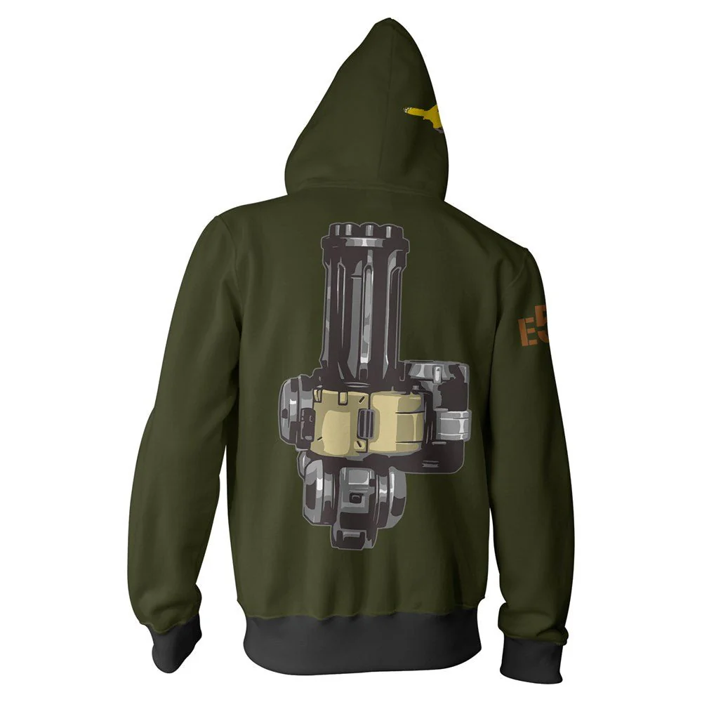 Overwatch Bastion Zip-Up Hoodie - Image 2