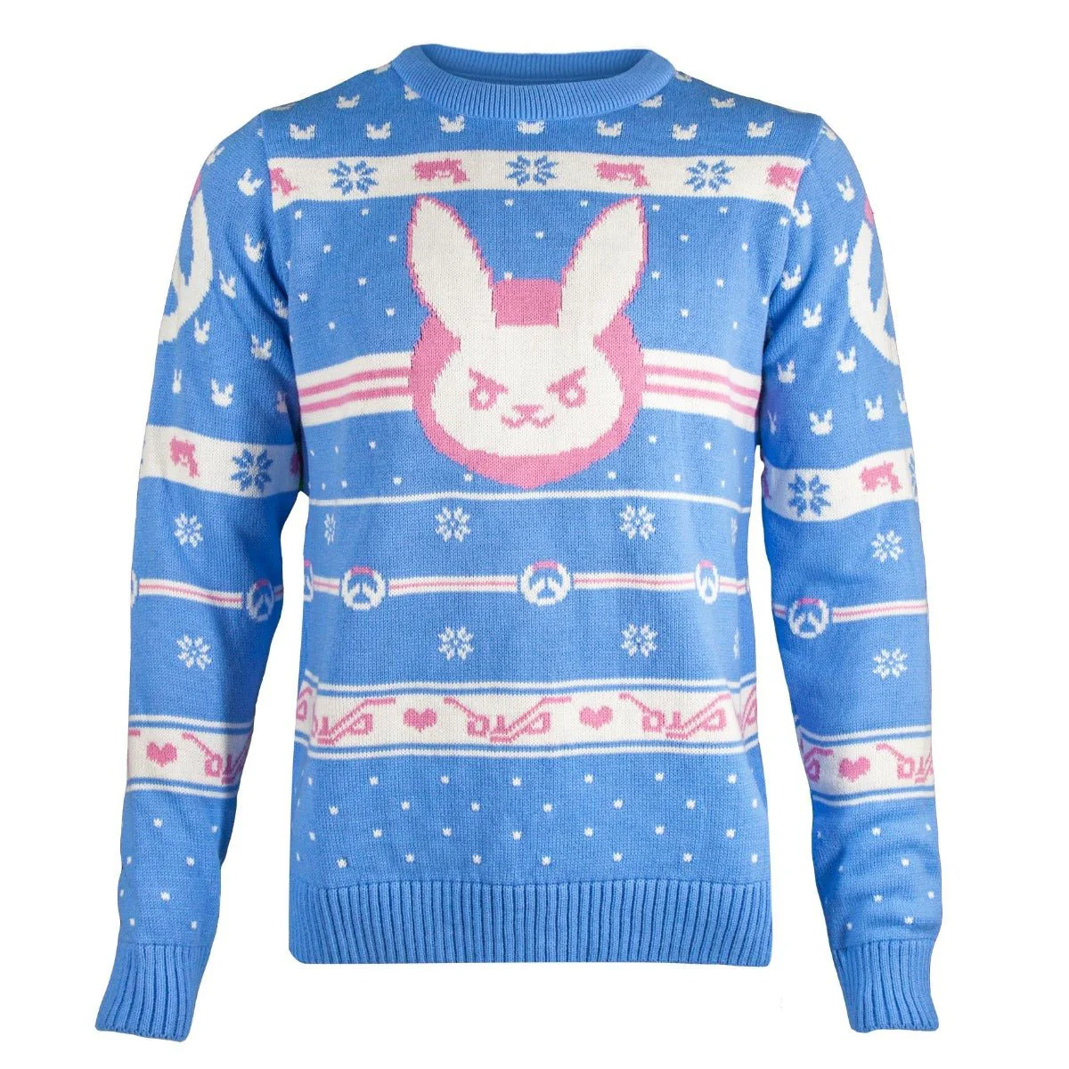 Overwatch D.Va Snow Bunny Knitted Christmas Jumper / Sweater - Image 2