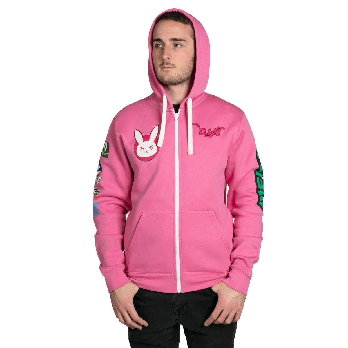 Overwatch D.Va Zip-Up Hoodie - Image 3