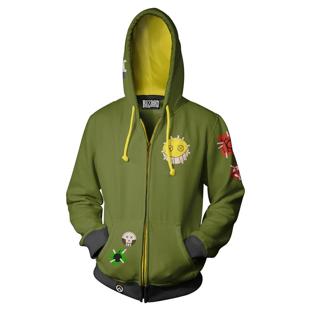 Overwatch Junkrat Zip-Up Hoodie - Image 4
