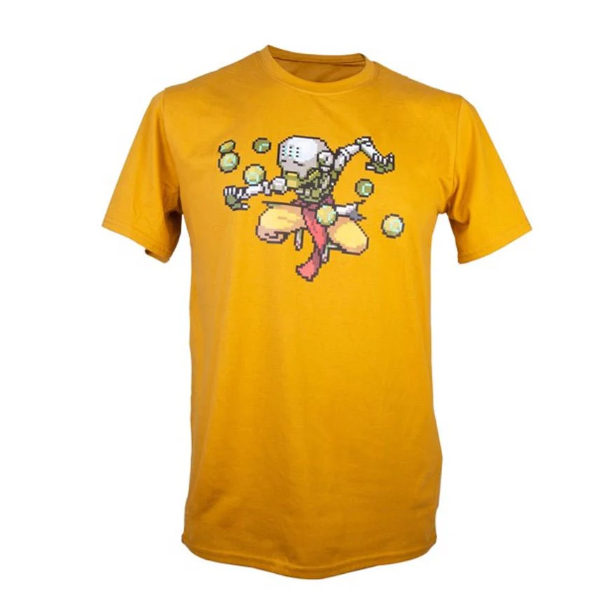 Overwatch Zenyatta Character Pixel Art T-Shirt - Image 5
