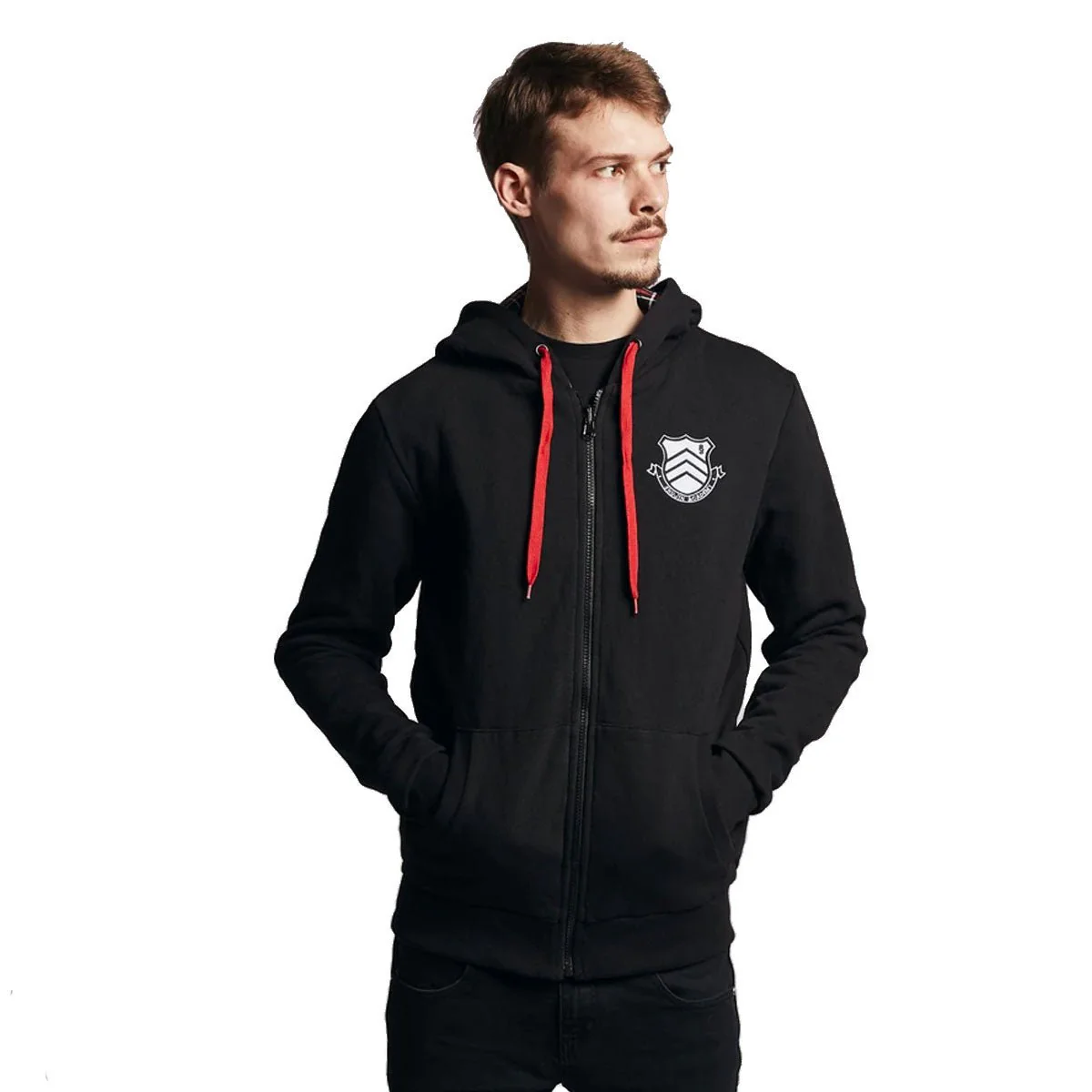 Persona 5 Shujin Academy Reversible Men's Zipper Hoodie - Image 3