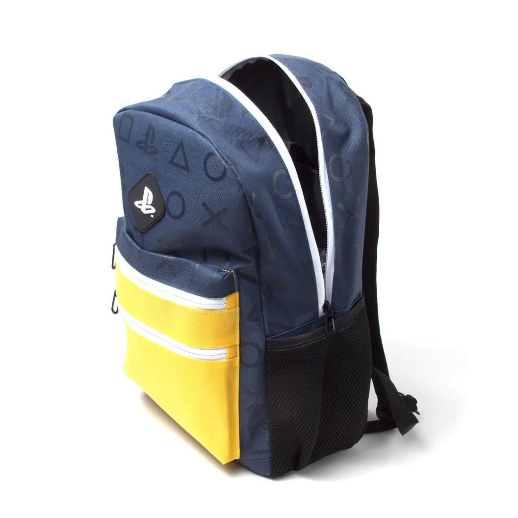 Playstation Symbols Blue & Yellow Backpack - Image 5