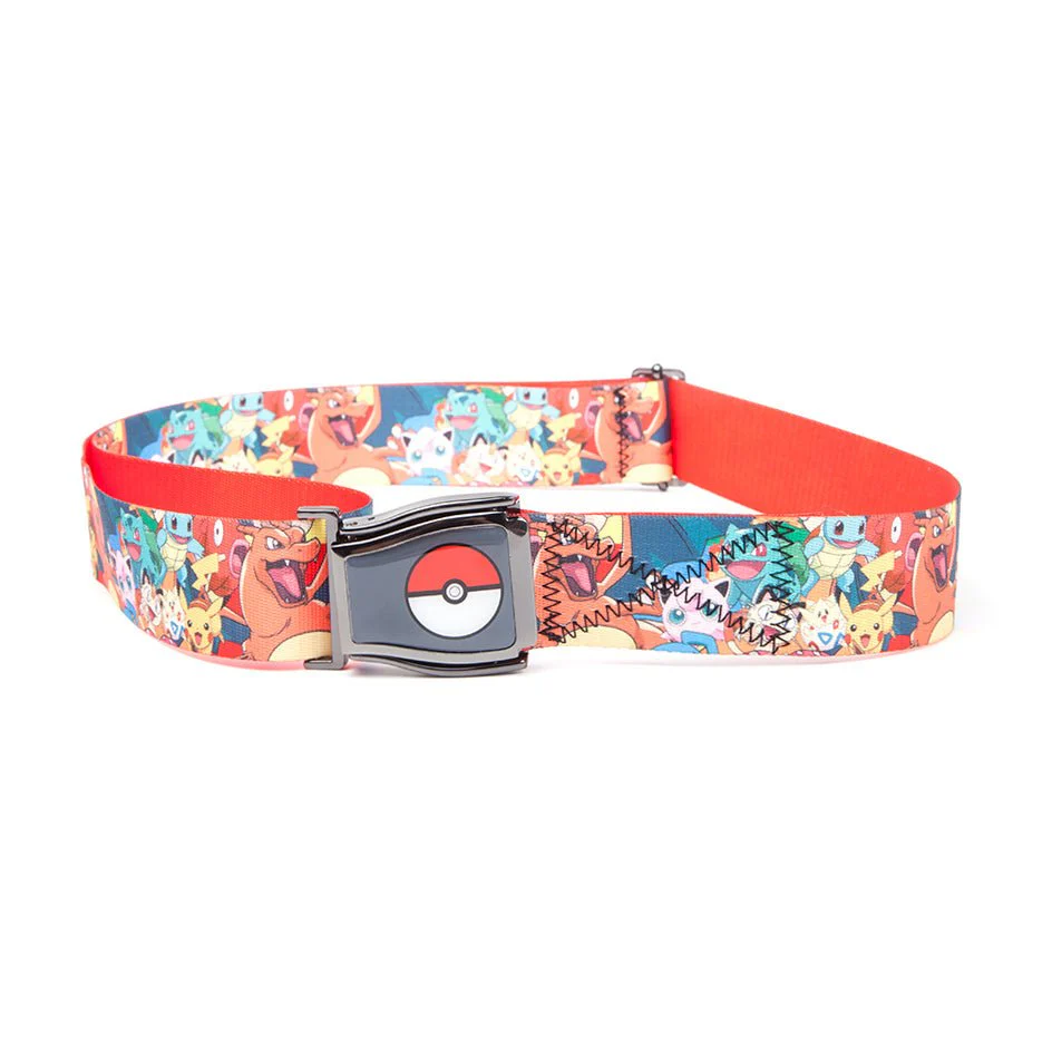 Pokemon All Over Print Character Airplane Belt - Image 2