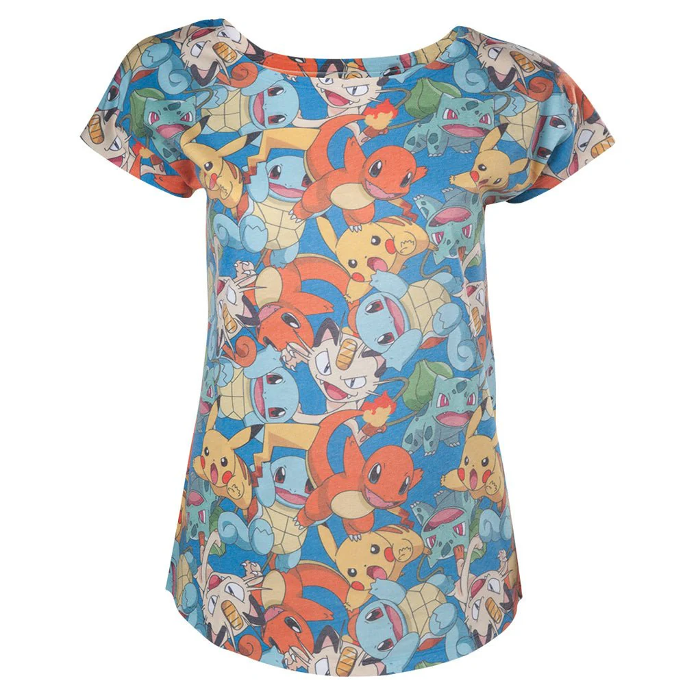 Pokemon Characters All Over Print Ladies T-Shirt - Image 4