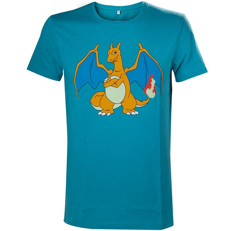 Pokemon Charizard Character Turquoise T-Shirt - Image 5