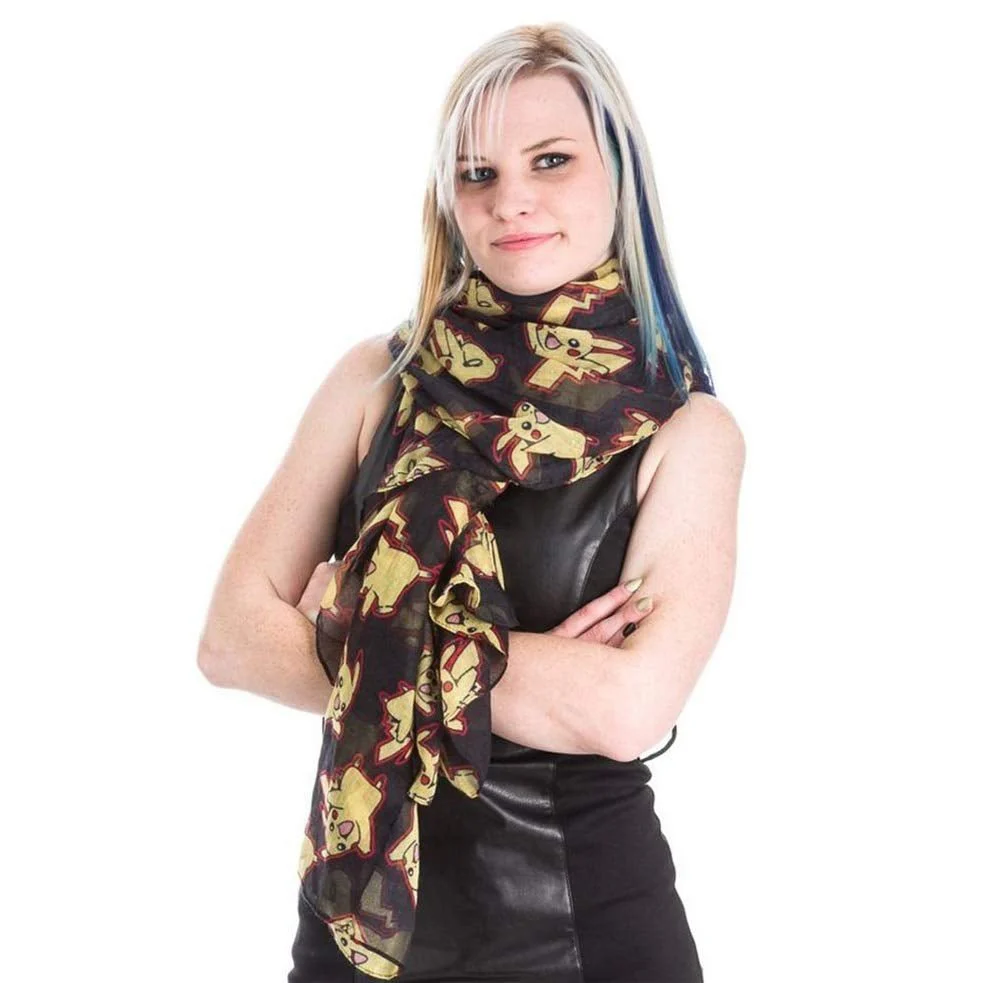 Pokemon Pikachu All Over Print Fashion Scarf