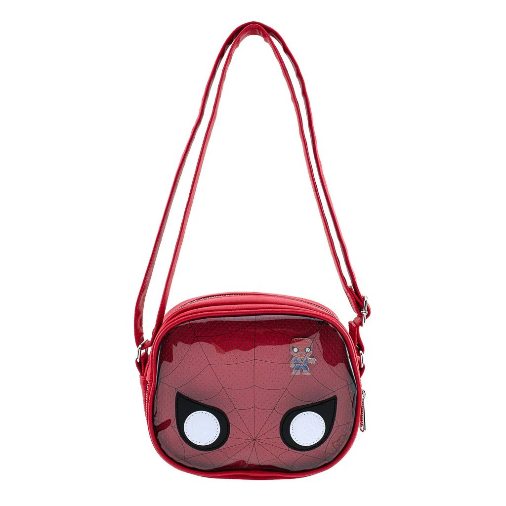 Pop! by Loungefly x Marvel Spider-Man Pin Collector Crossbody Bag - Image 3