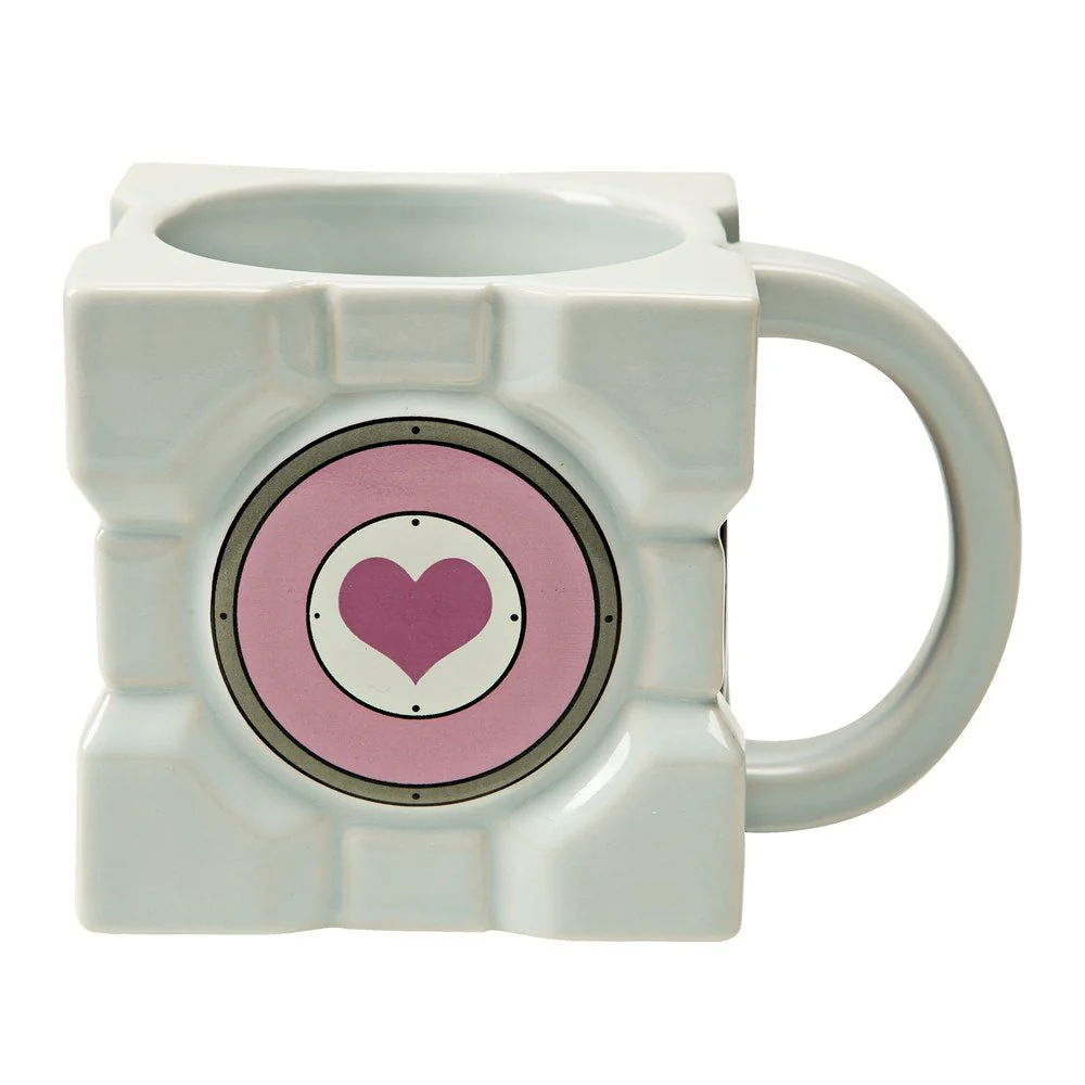 Portal Companion Cube Ceramic Mug