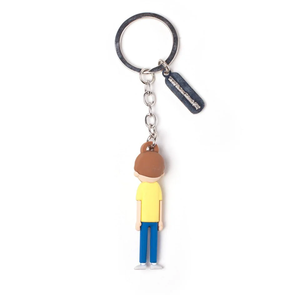 Rick and Morty - Morty Character 3D Rubber Key Chain - Image 2