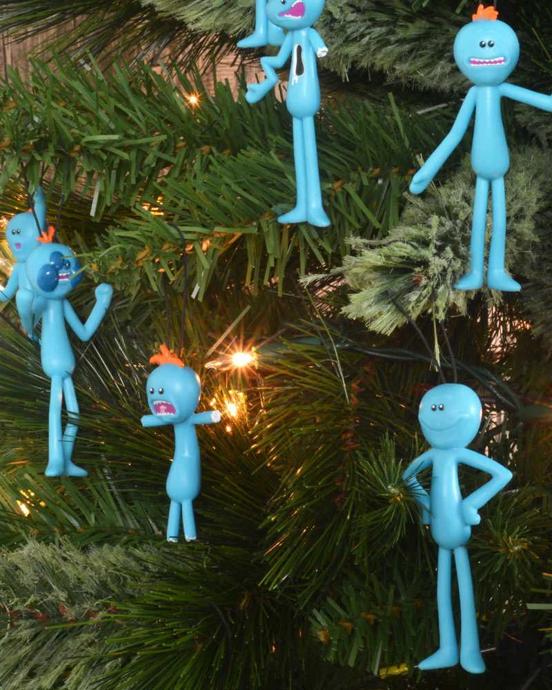 Rick and Morty Mr Meeseeks Christmas Tree Decorations (12-pack) - Image 4
