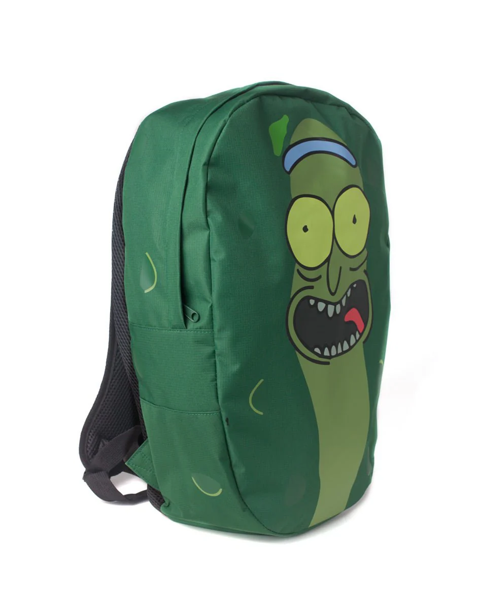 Rick and Morty Pickle Rick Shaped Backpack - Image 2
