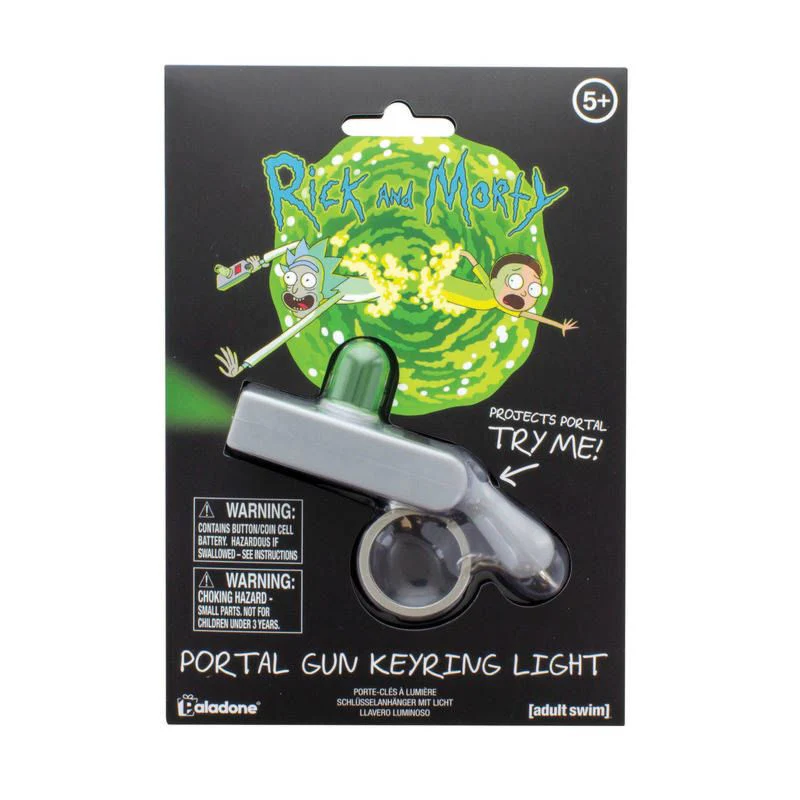 Rick and Morty Portal Gun Keyring Light - Image 3