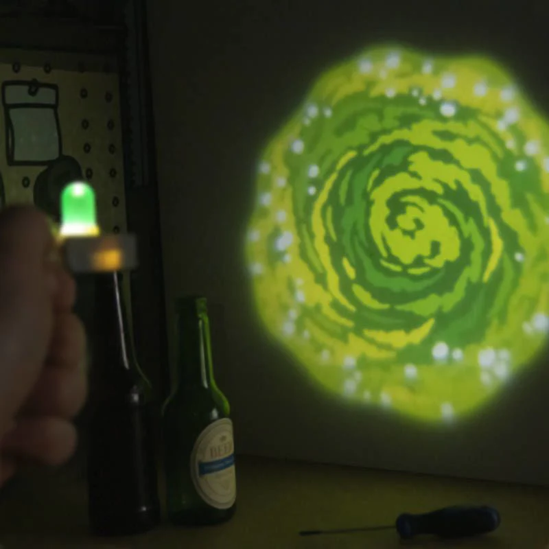 Rick and Morty Portal Gun Keyring Light - Image 4
