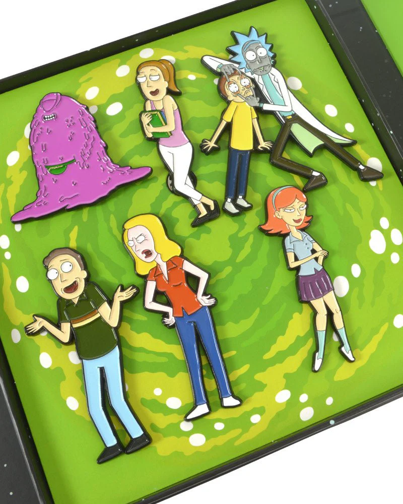 Rick and Morty S01E01 Pin Badge Set - Image 5