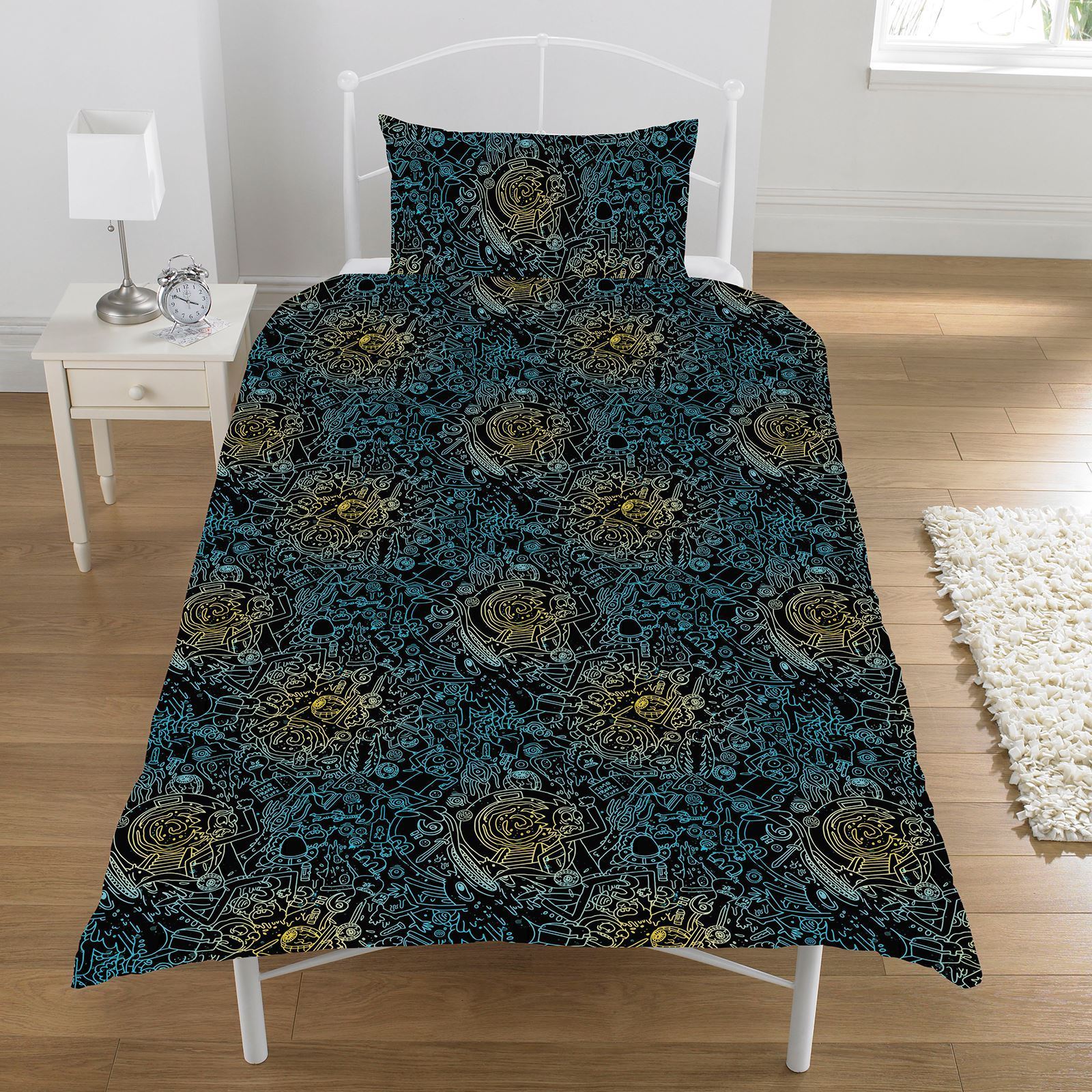 Rick and Morty Single Duvet Cover Bedding Set - Image 2