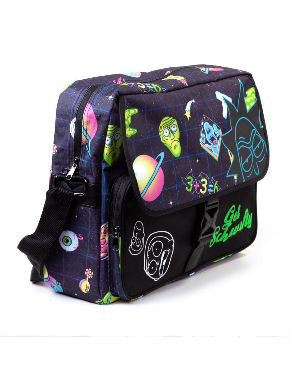 Rick and Morty Space Print Messenger Bag - Image 2