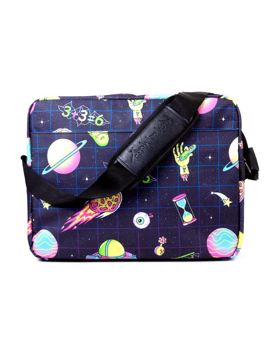 Rick and Morty Space Print Messenger Bag - Image 3