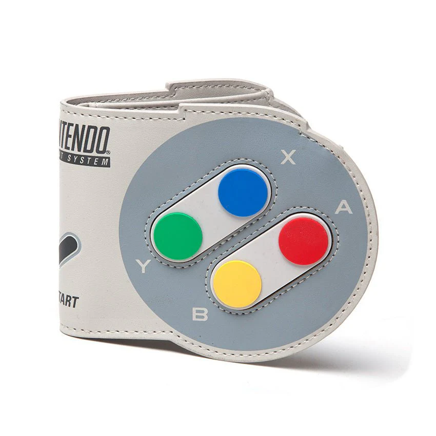 SNES Controller Bi-Fold Wallet