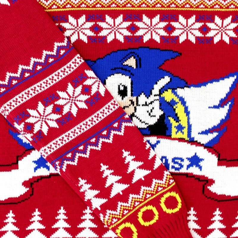 Sonic the Hedgehog Classic Christmas Jumper / Sweater - Image 2