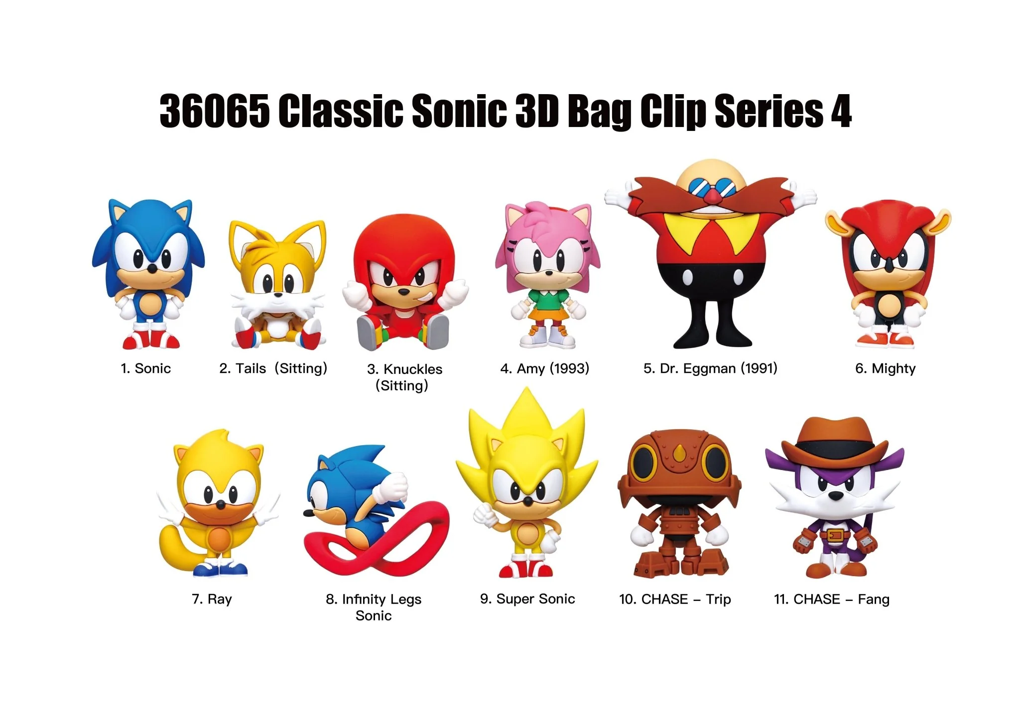 Sonic the Hedgehog Series 4 Blind Bag Mystery Bag Clip - Image 3
