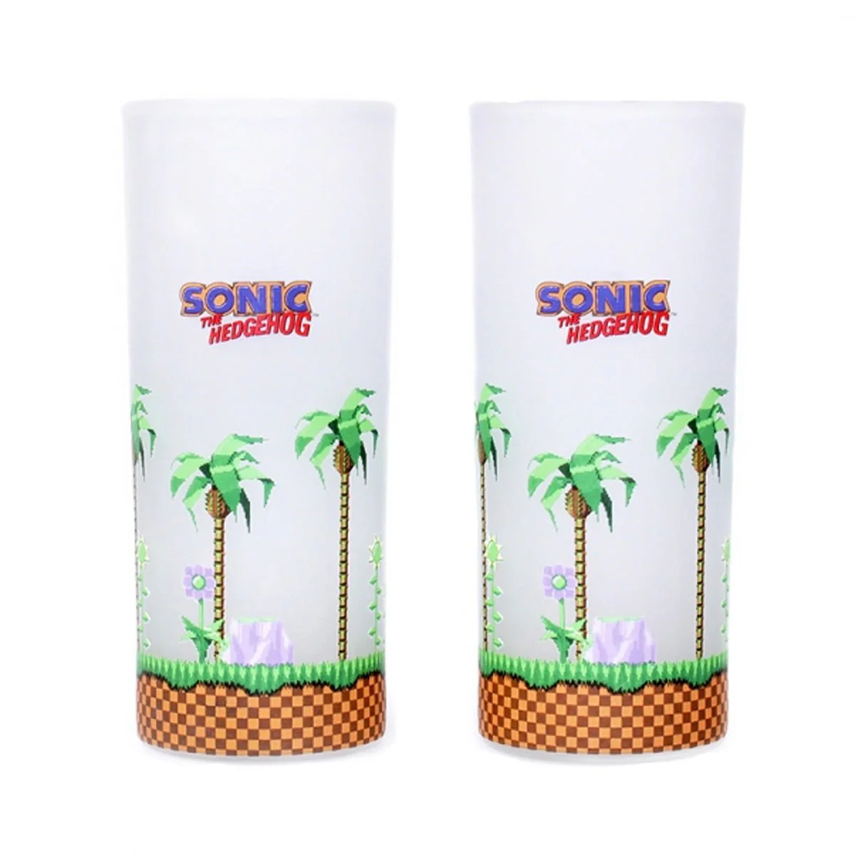Sonic the Hedgehog Set of 2 Glasses (Sonic & Eggman) - Image 2