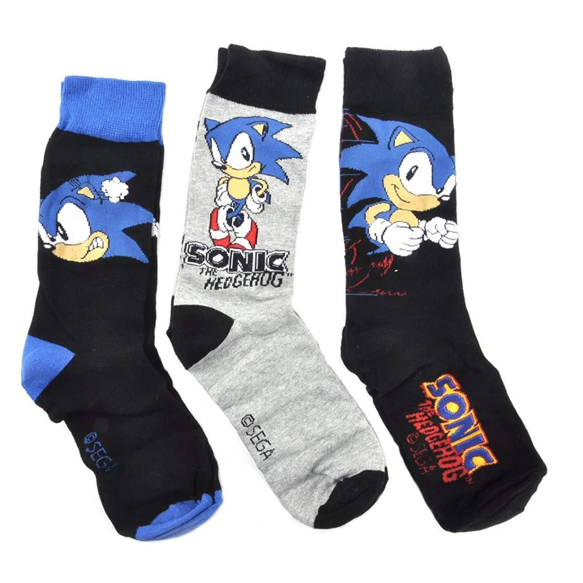 Sonic The Hedgehog Socks with Presentation Gift Tin (3 pairs) - Image 2