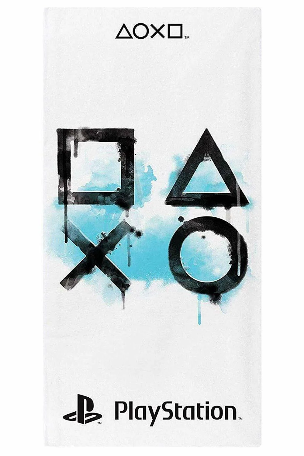 Sony Playstation Inkwash Cotton Beach Towel