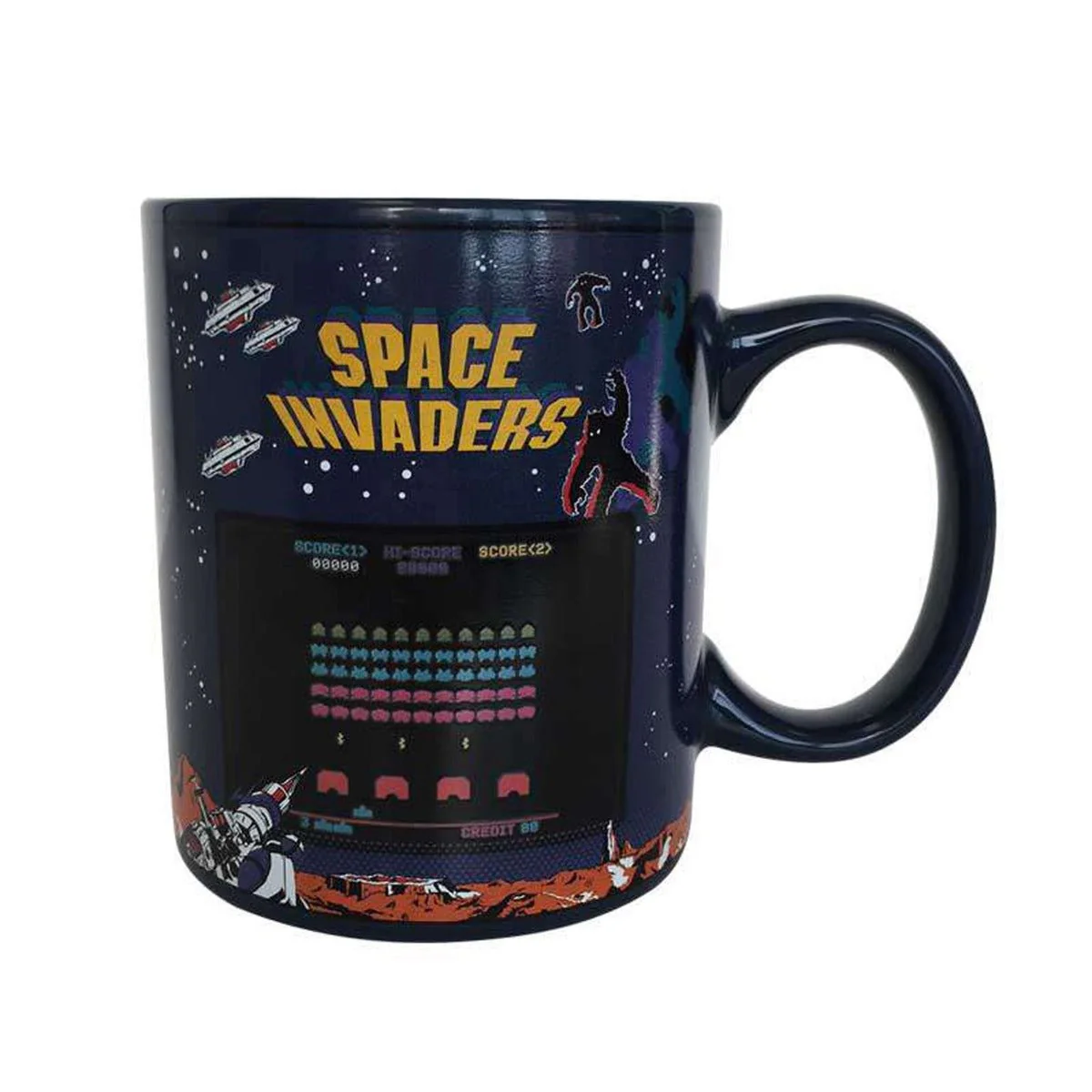 Space Invaders Heat Changing Mug