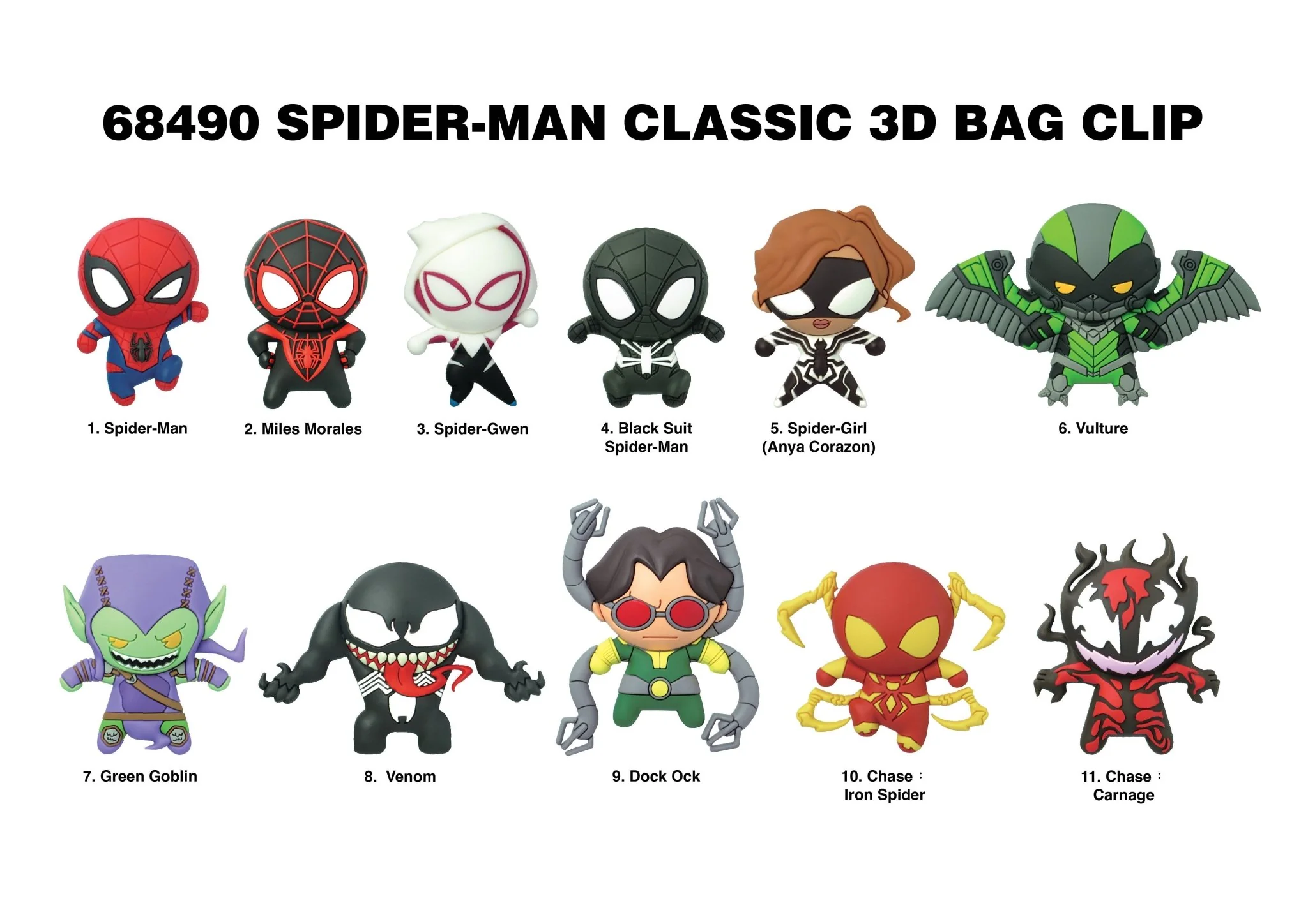 Spider Man Classic Series Blind Bag Mystery Bag Clip - Image 2