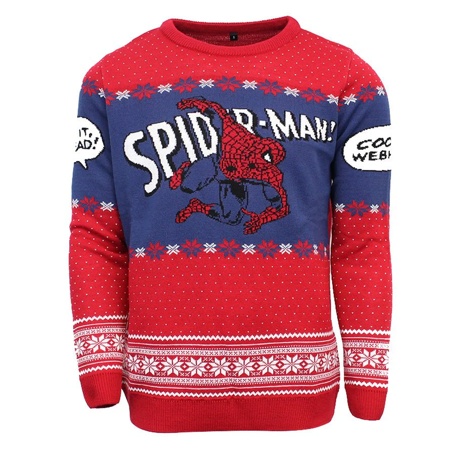 Spider-man Web Slinger Knitted Christmas Jumper / Sweater - Image 6
