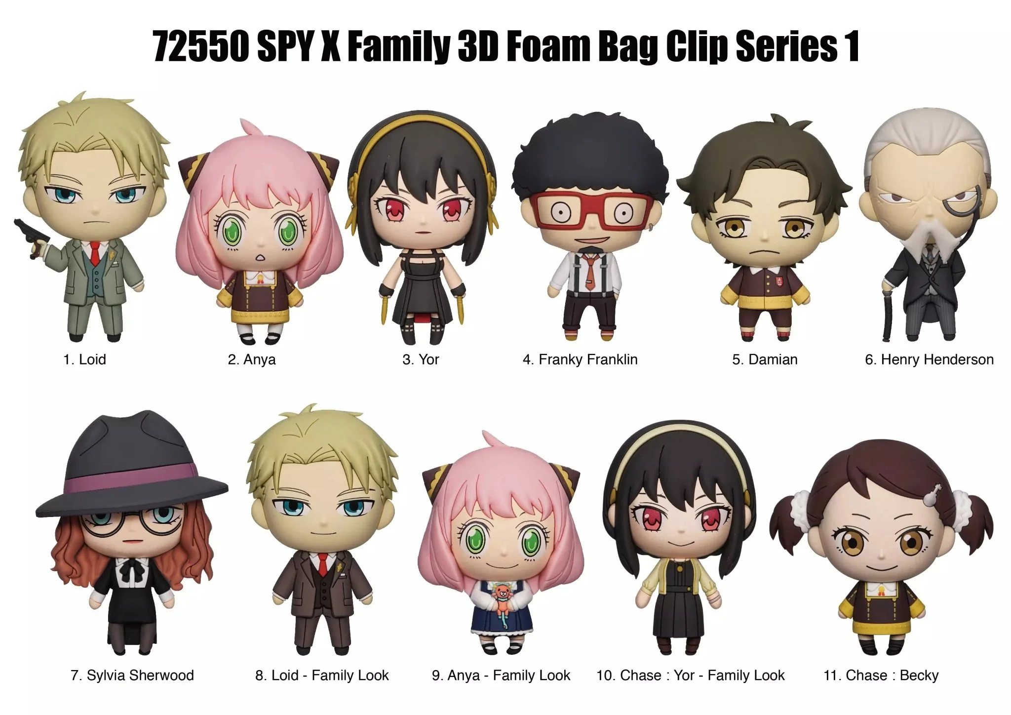 Spy X Family Series 1 Blind Bag Mystery Bag Clip - Image 3