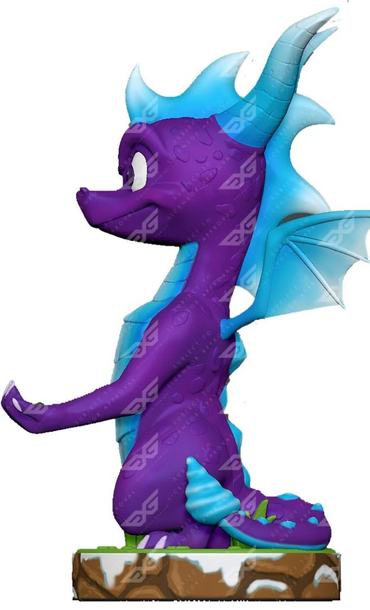 Spyro the Dragon - Ice Spyro Cable Guy Controller & Smartphone Stand - Image 2