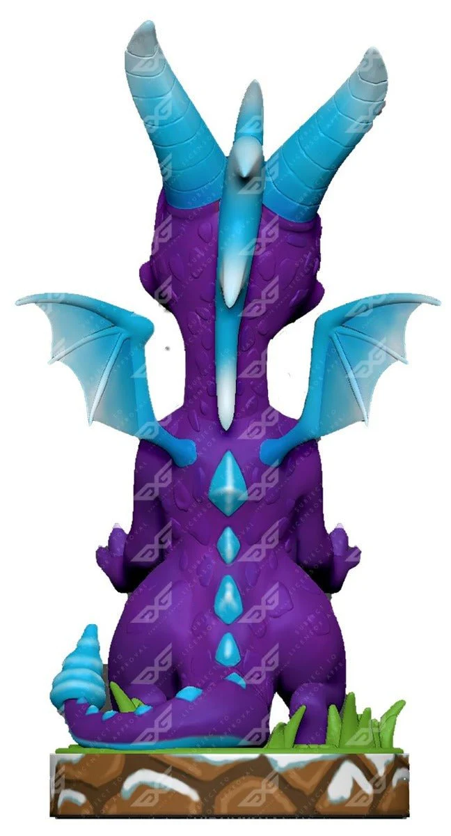 Spyro the Dragon - Ice Spyro Cable Guy Controller & Smartphone Stand - Image 3