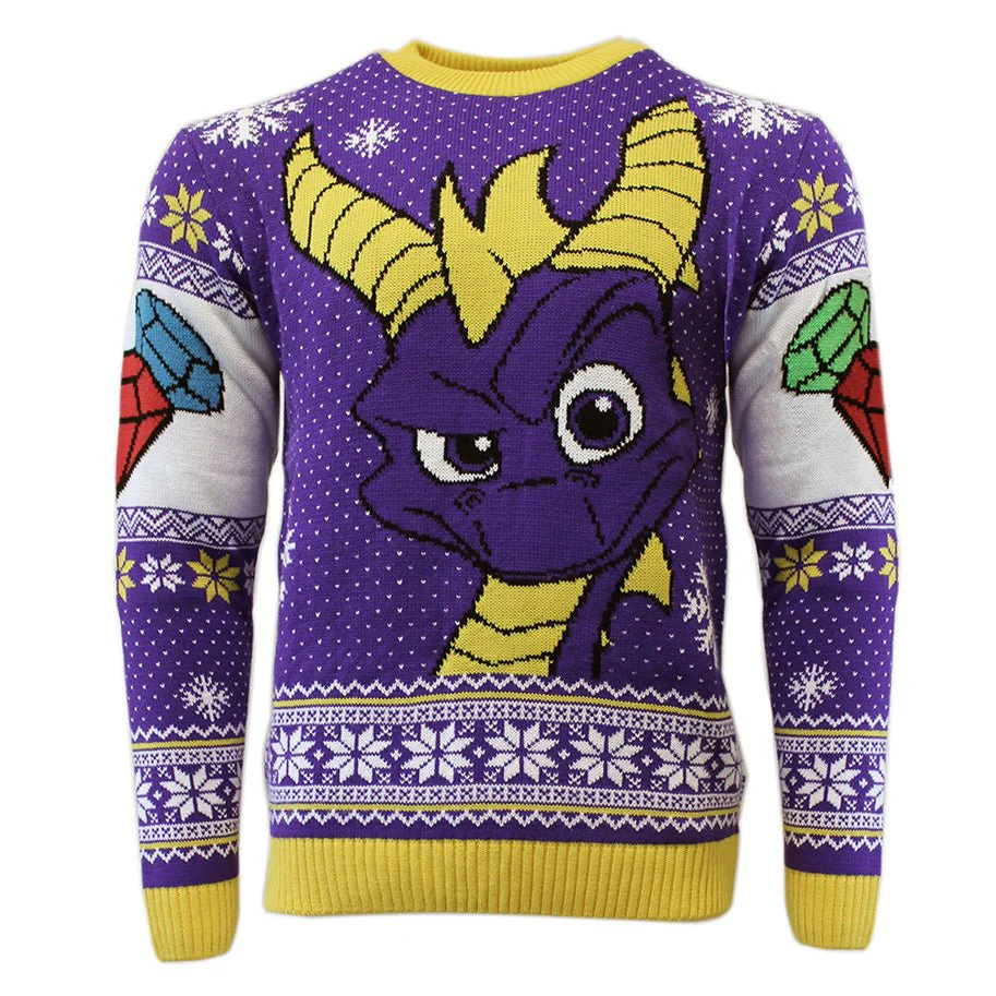 Spyro the Dragon Knitted Christmas Jumper / Sweater - Image 9
