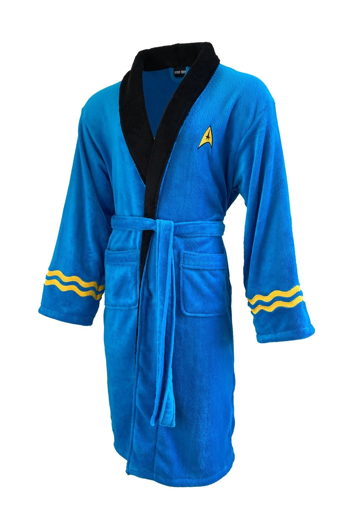 Star Trek TOS Blue Spock Adult Bath Robe - Image 2